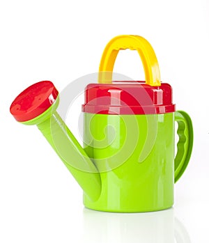 Watering can white background