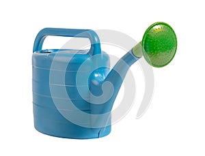 Watering can on white background