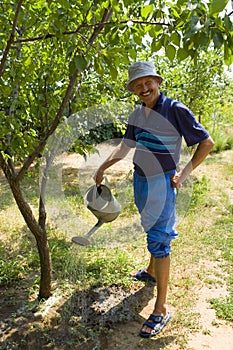 Watering Orchard