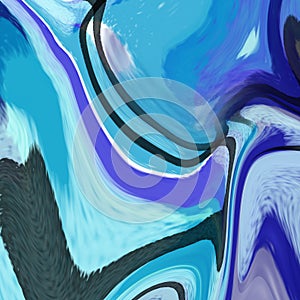 Waterlike Liquid Abstract Background