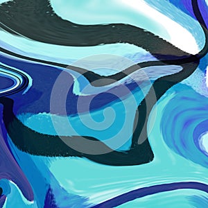 Waterlike Liquid Abstract Background