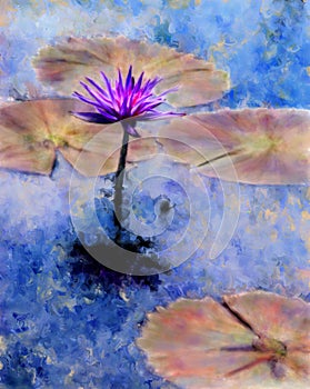 Waterlily Painting