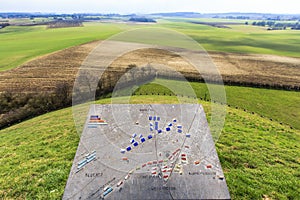 Waterloo battle memorial photo