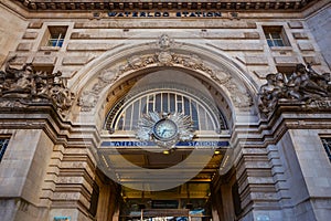 Waterloo station in London, UK