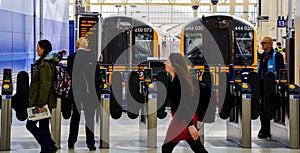 Waterloo Station ticket gates