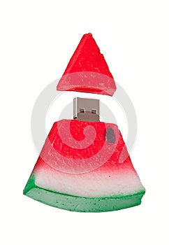 Watermellon shape usb stick photo