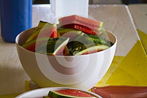 Watermelon in a bowl