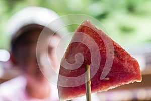 Watermelon Close-Up