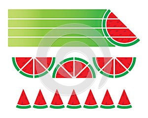 WaterMelon Decoration Elements