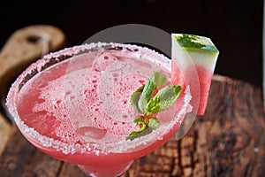 Watermelon frozen cocktail