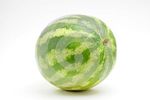 Watermelon fruits on a white background