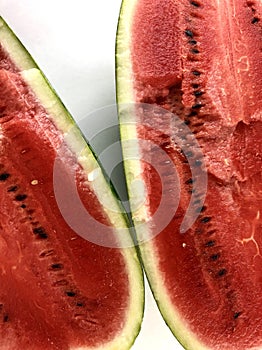 Watermelon halves