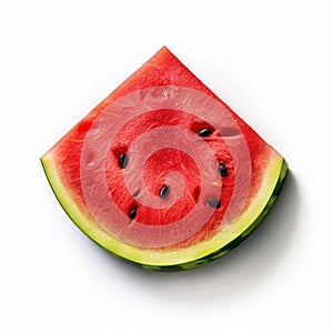 watermelon isolate ,white background - generative Ai illustration