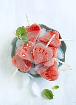 Watermelon Pops. photo