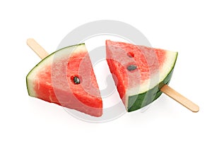 Watermelon popsicle yummy fresh summer fruit sweet dessert