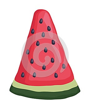 watermelon portion fresh fruit