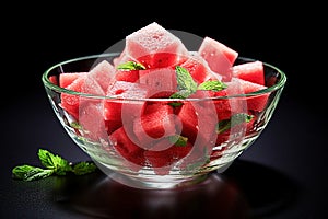 Watermelon Salad. Ai generative