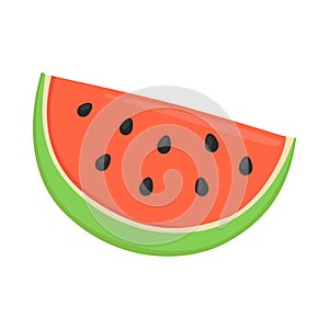 Watermelon Sign Emoji Icon Illustration. Summer Fruit Vector Symbol Emoticon Design Clip Art Sign Comic Style.