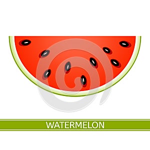 Watermelon slice icon