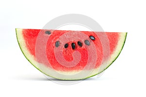 watermelon slice isolate on white