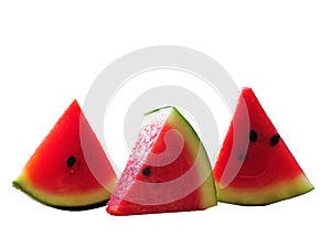 Watermelon slice isolate on white background