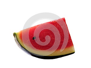 Watermelon slice isolate on white background