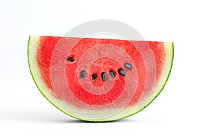 watermelon slice isolate on white