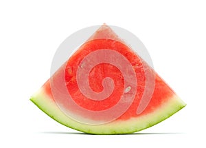 Watermelon slice isolated