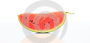 Watermelon slice isolated on white background