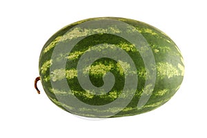 Watermelon, a staple food and natural fruit, is shown on a white background