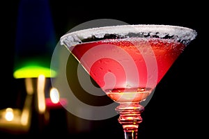 Watermelon Sugar Coated Martini