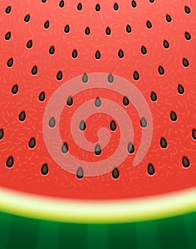 Watermelon texture background with seeds