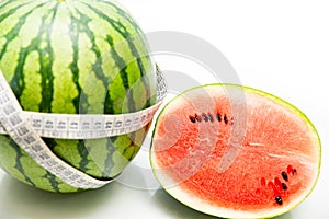 Watermelon, a typically sweet and juicy summer fruit.