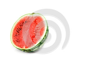 Watermelon on white background, isolate