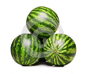 Watermelons isolated photo