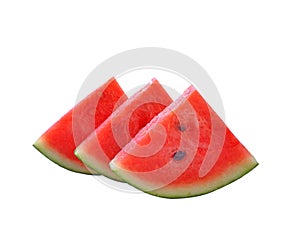 Watermelons with white background photo