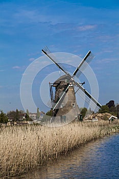 Watermill in the Dutch landscape