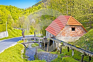 Watermill on Ivanscica mountain creek