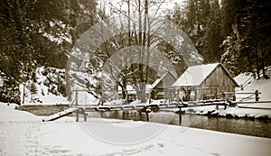 Watermill in Kvacianska dolina, Slovakia