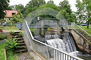 Watermill near Brandenburg, Germany, called Neue Mühle