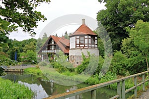 Watermill near Brandenburg, Germany, called Neue Mühle