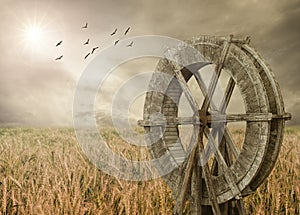 Watermill and Wheat farm