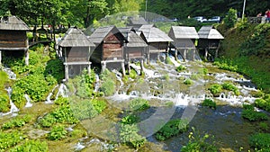 Watermills on the river Pliva