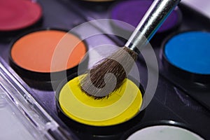 Waterpaint with brush