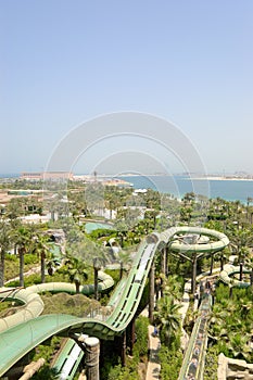 Waterpark of Atlantis the Palm hotel