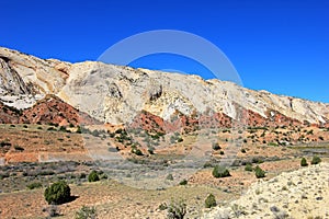 The Waterpocket Fold in Capitol Reef National Park, USA photo