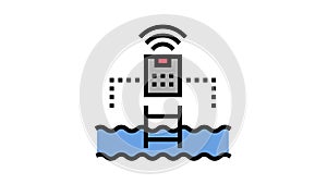 waterpool control smart home color icon animation