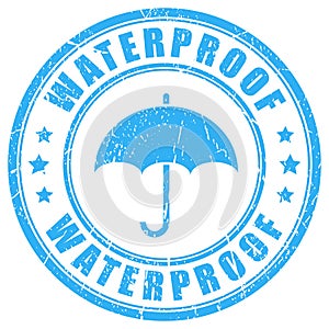 Waterproof ink rubber stamp