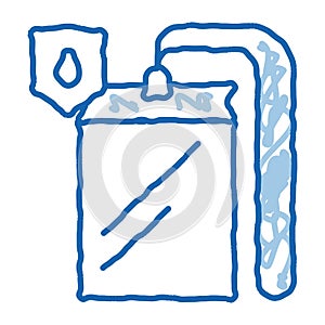 Waterproof Material Thing Cover doodle icon hand drawn illustration