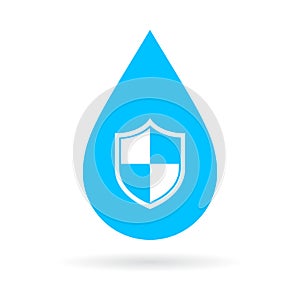 Waterproof vector icon